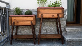 I Made Some Planters - No Nails, No Screws, Just Woodworking Joints