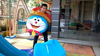 UNBOXING BADUT DORAEMON DI SEKOLAH TK AL-FATIH