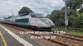 Spot en bretagne#283, La rame atlantique 2.0 356 et 2 um tgv atl