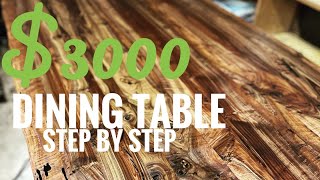 Step by Step Claro Walnut Dining Table