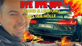 DIESER R8 wird zum HÖLLENRITT ☠️ gemacht! Kopfhörer AUF und FESTHALTEN! Audi R8 4S V10 OPF ☢️