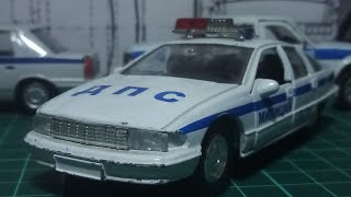 Chevrolet Caprice 9C1 милиция ДПС 1:43 (Welly)