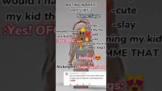 RATING NAMES DAY 5!PT3||#adoptme#trending#makeitviral #roblox#trending#edit #viral @Ivyxrobloxgirl