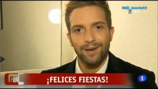 Pablo Alborán manda un saludo por Navidad