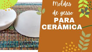 Como fazer moldes de gesso para cerâmica.