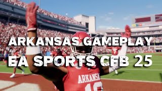 Arkansas Gameplay EA Sports College Football 25