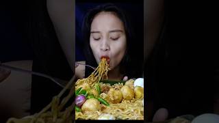 MIE GORENG NYEMEK PEDAS #mukbang #shorts #subscribe