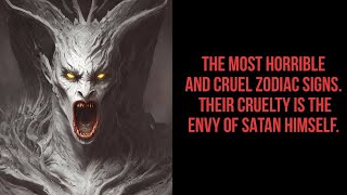 The most horrible and cruel zodiac signs. THEIR CRUELTY IS THE ENVY OF SATAN HIMSELF.