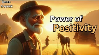 A Story of Positive Thinking | spoken english learning videos | how to learn english speaking easily