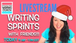 LIVESTREAM! Word Sprints & Book Promo Talk!