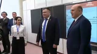 🇹🇯 🇷🇺 Мишустин в русской школе имени Гагарина в Душанбе.