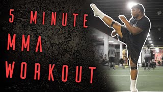 MMA Training & Warmup at Home! | 5 Minute MMA Workout for Men Over 40 | Dave the Diesel