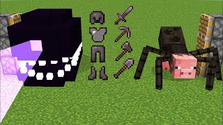 wither storm + netherite armor + spider pig = ???