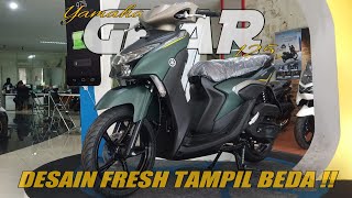 Yamaha Gear 125 standar hijau 2021 -  spesifikasi & fitur