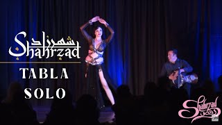 Shahrzad and Issam Houshan tabla solo | Shahrzad Belly Dance