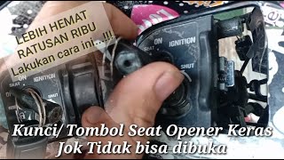 Penyebab kunci jok motor tidak bisa dibuka