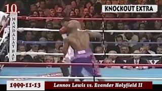 TOP 10 GREATEST EVANDER HOLYFIELD FIGHTS