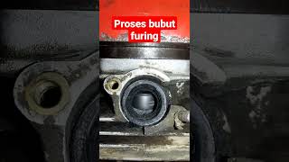 PROSES BUBUT FURING, BLOK MOTOR