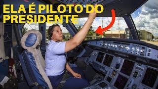 A Mulher que transporta o Presidente Jair Bolsonaro: Conheça a PILOTO, Capitã Carla Borges