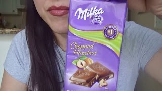 SassEsnacks ASMR: Chocolate Candy Swap | Eating Sounds | Milka | Hazelnut