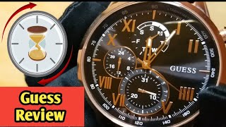 ⏳GUESS watch for men⌚Unboxing🔎Set day & date 🕰💱💲