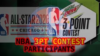 2020 NBA 3POINT CONTEST PARTICIPANTS - NBA ALL STAR WEEKEND 2020