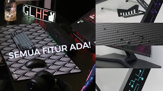 Meja Gaming Dengan Fitur LENGKAP! Rexus Gala Gaming Desk