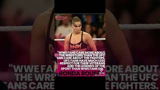 Ronda Rousey DISSES UFC FANS‼️🤦🏻‍♂️#ufc #wwe #mma #wrestling #jojoallegedly