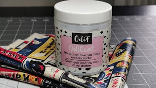 Odicoat/how to use odicoat /tissu enduit maison /自制防水布料 tuto #0084