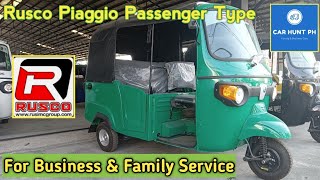 Rusco Piaggio Passenger Type 3 Wheeler | Good For Business & Family Service