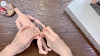 TUTORIAL Doll : 33cm doll Body / 33cm 인형바디만들기 / DIY doll