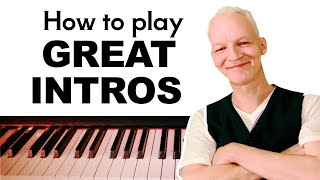 How To Play Great Intros on Piano, shown in different styles