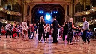 Blackpool tower ballroom.  Twisting the afternoon away.