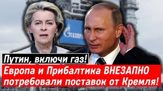 Путин, включи газ! Европа и Прибалтика ВНЕЗАПНО потребовали поставок от Кремля!