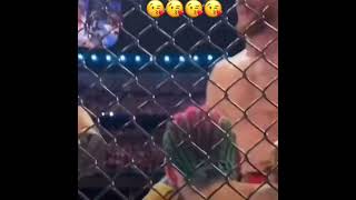 UFC Merab kissing Sean O’Malley!!!!! #merabdvalishvili #seanomalley #ufc306 #ufcnoche #ufc #sphere