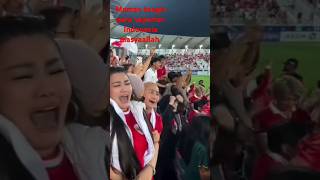 MOMEN TANGIS HARU MBAK FITRI KARLINA MERAYAKAN KEMENANGAN TIMNAS INDONESIA masyaallah #shorts