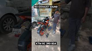 NO EXHAUST SOUND | KTM RC 390 BS4