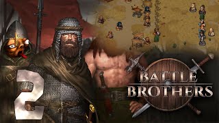 🔴Battle Brothers | Первый раз | Эксперт | Прохождение #2 Варвары (Стрим на заказ)