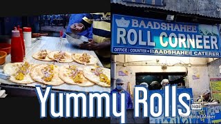 Indian street food | Chicken Rolls | Badshahee Roll Corner