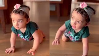 മുട്ടിൽ ഇഴയും നിലുമ്മ😘 | Nila Baby Crawling on floor | Pearle Maaney | Baby Nila New Video #nilababy