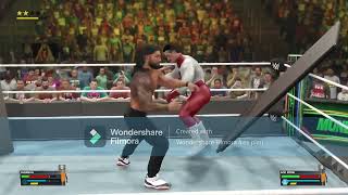 Roman vs omniman in WWE 2K23 #romanreigns #2k23 #wwe2k23 #gaming