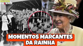 10 MOMENTOS MARCANTES DA VIDA DA RAINHA ELIZABETH👸 A RAINHA QUEBROU PROTOCOLOS!