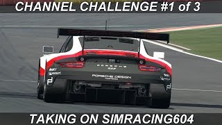 SingleRacer Channel Challenge #1 of 3 - Taking on SimRacing604