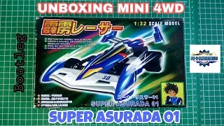 Unboxing Mini 4wd Super Asurada SA 01 Future GPX Cyber Formula [ミニ四駆]