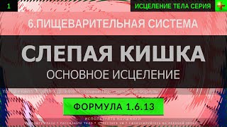 1.6.13 🎧 Здоровье Слепой Кишки, Толстый Кишечник ГЛУБОКОЕ ИСЦЕЛЕНИЕ (резонансный саблиминал)