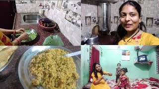 Indian mum busy evening to night routine ll Matar pulao recipe 😋