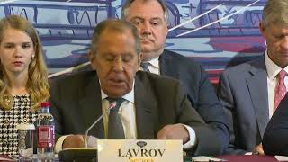 С.Лавров на посольском «круглом столе» по тематике урегулирования ситуации вокруг Украины