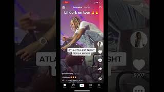 Lil Durk on stage WILDING (MUST WATCH)