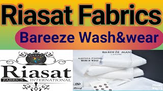 Riasat Fabrics Bareeze wash&wear