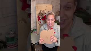 Christmas Swag Wreath Tutorial: How to Attach a Wooden Sign & Create a Waterfall Bow (Part 1)